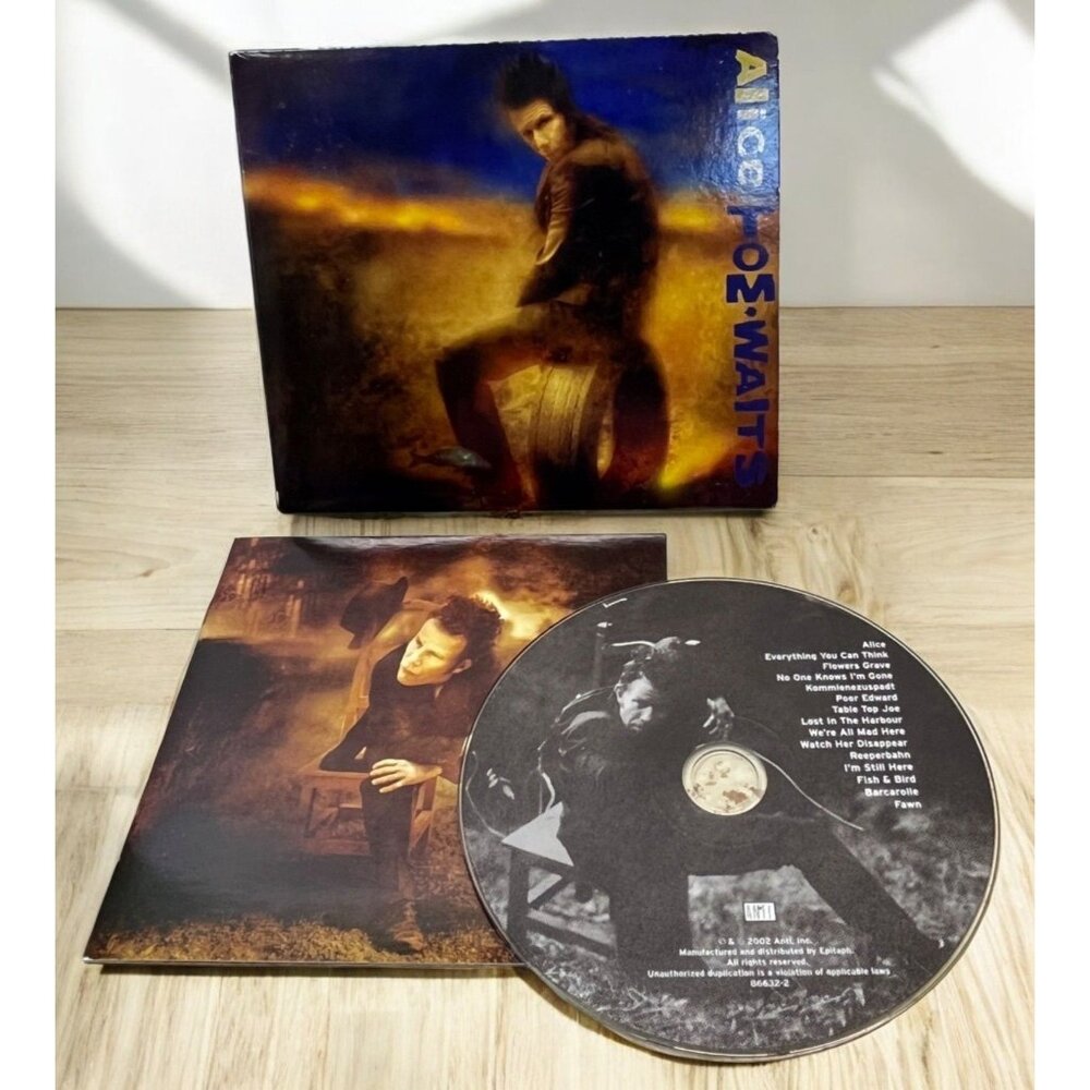 Tom Waits Alice CD Alternative Rock 2002 Anti with Lyrics Booklet & Case